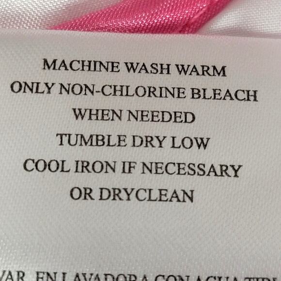 Jona Michelle Girl's Dress w/ Pink Accents and Bow Size 7 - Picture 8 of 11